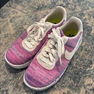 Nike Air Force 1 Low Crater Flyknit Fuchsia Glow DC7273-500 WMNS Size 8